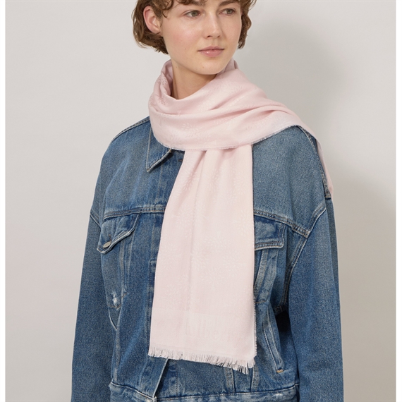 Mulberry Mulberry Tree Rectangular Scarf Blossom Pink 